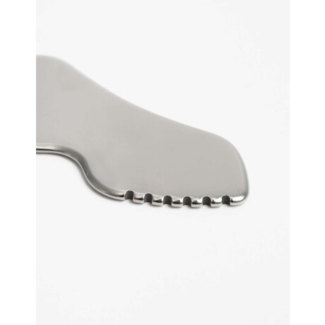 Guasha Facial De Acero Inoxidable Plateado