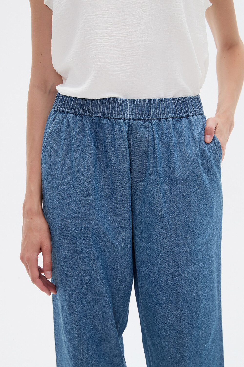Pantalon Liru Azul Medio