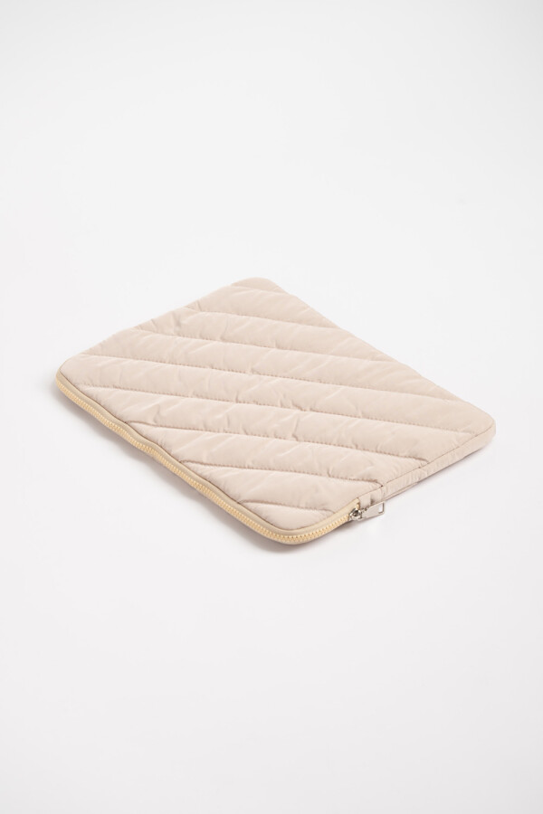 Porta laptop Beige