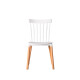 Silla Lizzy Lumax de comedor resistente Blanco