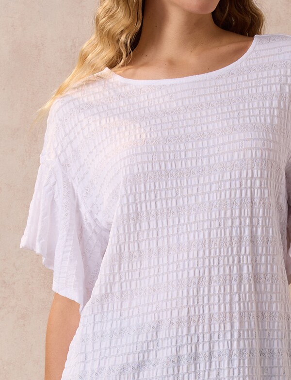 Blusa Algodón BLANCO
