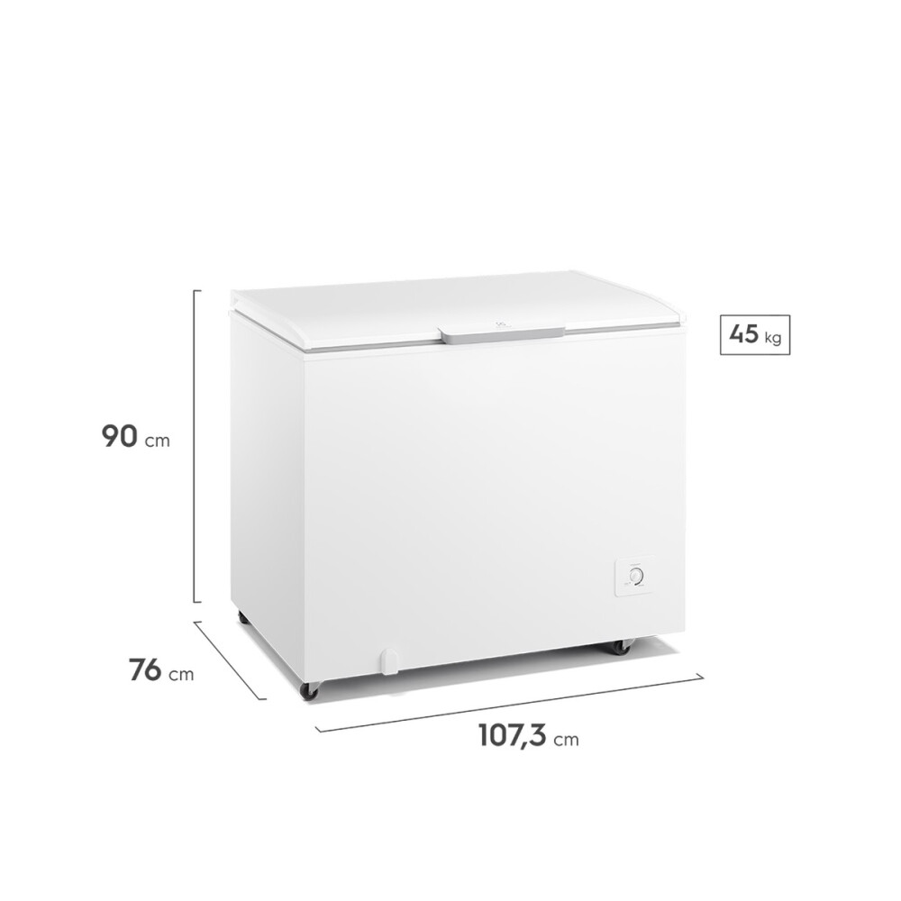 Freezer Electrolux Inverter Frío Humedo 320 Lts Blanco