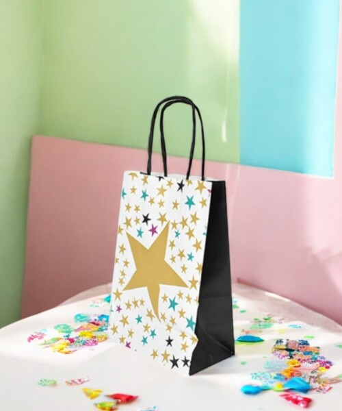 Bolsa 14x08x20 cm GOLD STAR