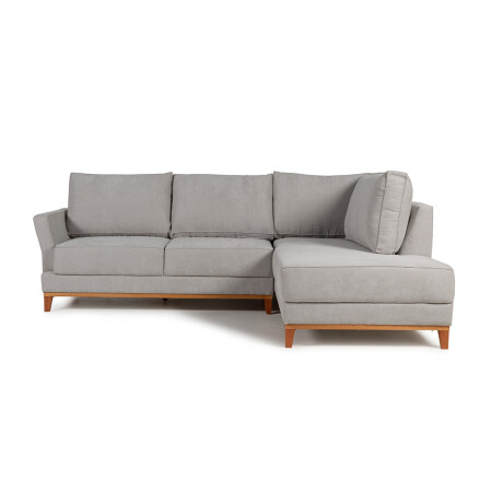 Rinconera Amadeus - Tela Microfibra - Chaise Derecho 2228 (Gris)
