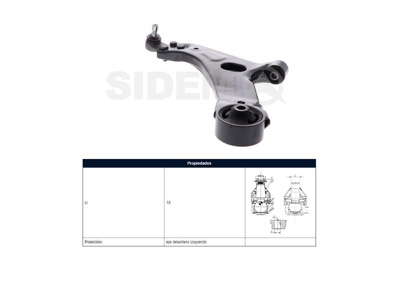 Parilla De Suspension Del Hyundai Tucson, Kia Sportage 11-16 Izq 