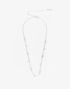 Collares Cortos Strass Collar Corto De Corazones Con Cubic Zirconia - Plateado