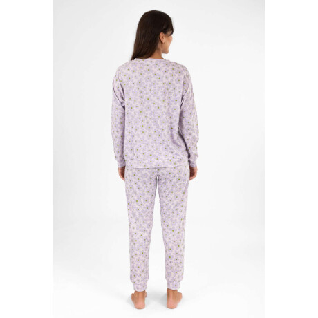 Pijama flower power Lila
