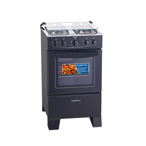 COCINA PUNKTAL SUPERGAS 4H NEGRA PK-268BK Negro