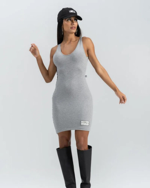 Vestido Gris Claro Lbm U