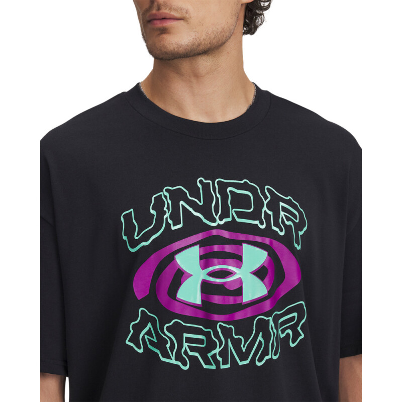 UA M HWT Hoops Hoopnotic SS-BLK BLK-001