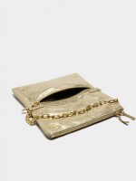 Bolso Metalizado Para Fiesta dorado
