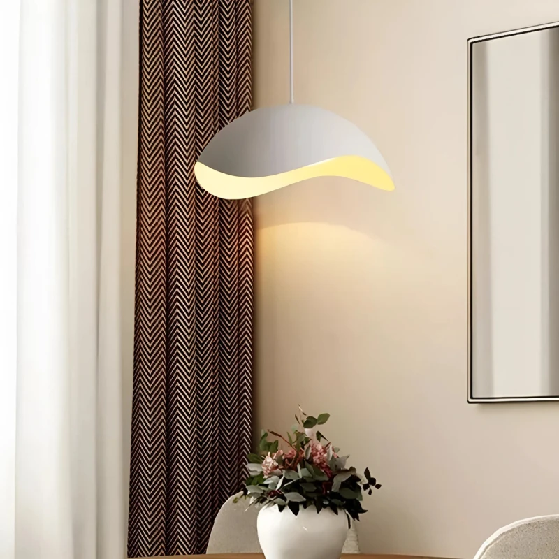 Lampara Colgante Moderna Nordica Daly Bosco Blanco