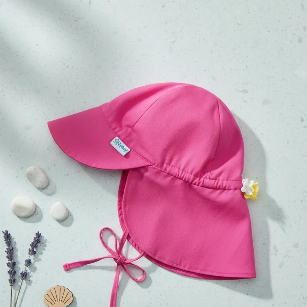 Gorro iplay con filtro solar 0-6 meses fucsia