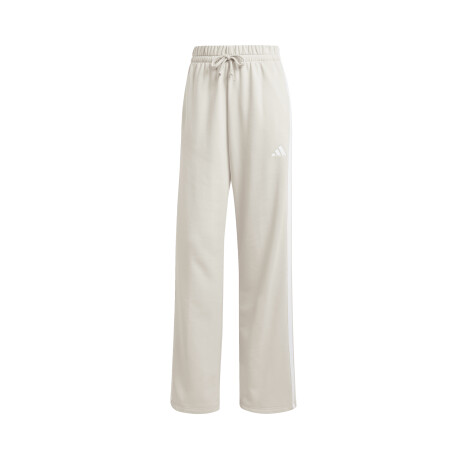 PANTALON BEIGE ESSENTIALS 3 STRIPES OPEN HEM FRENCH TERRY 3 BEIGE