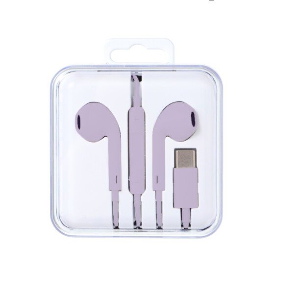 Auriculares tipo-C lila