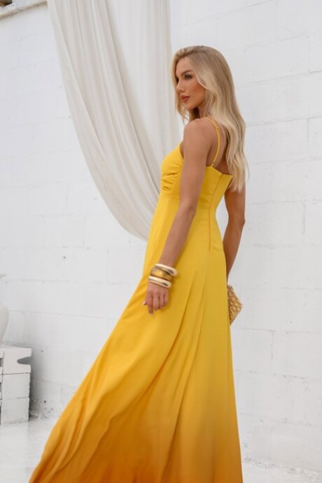 Vestido Maria Eduarda Amarillo