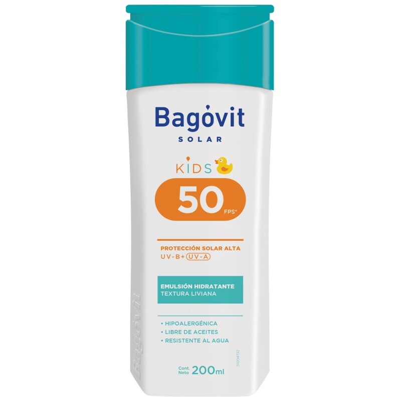 Protector Solar Bagovit Kids Family Fps50 200 Grs. Protector Solar Bagovit Kids Family Fps50 200 Grs.