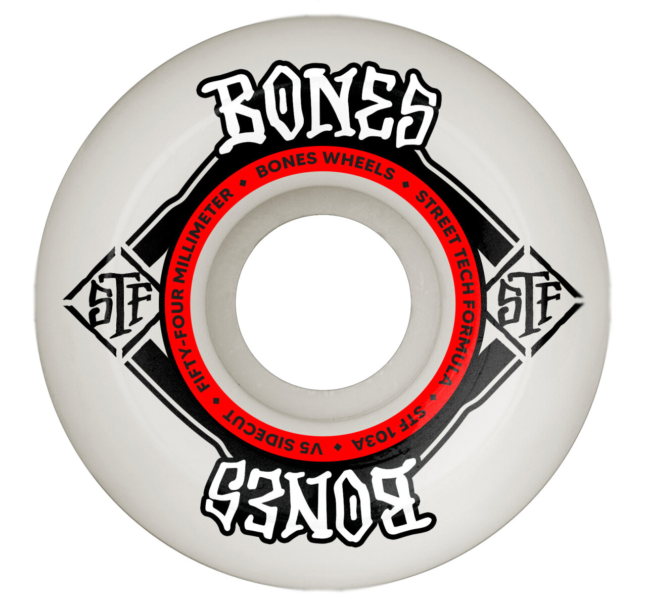 Ruedas de Skate Bones STF Sidecut V5 54mm 103A 