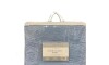 Colcha H&K - Portugal - 2 Plazas - 220x240cm Azul Piedra