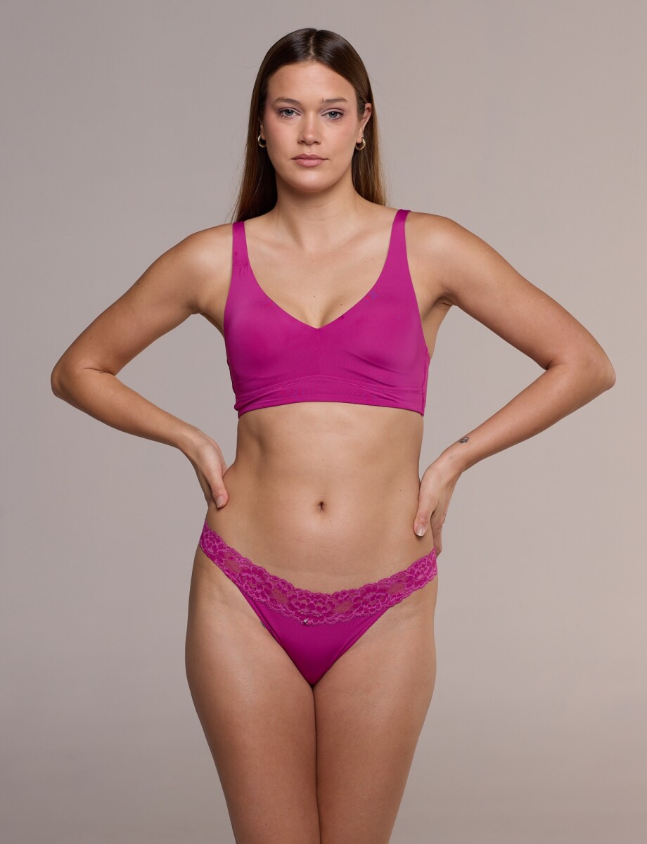 Panty Thong - Fucsia 