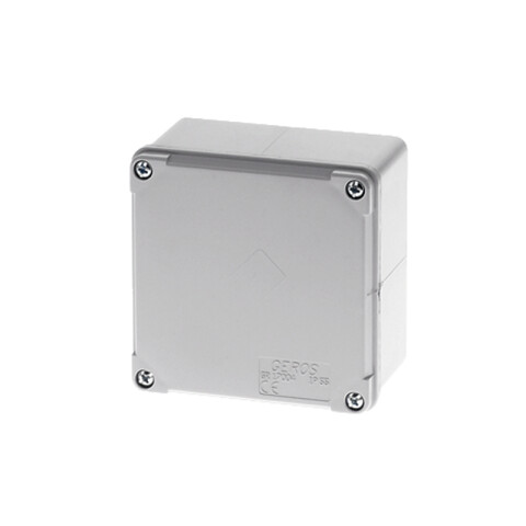 Caja plástica estanca s/salidas 100x100x60mm IP65 GR7004