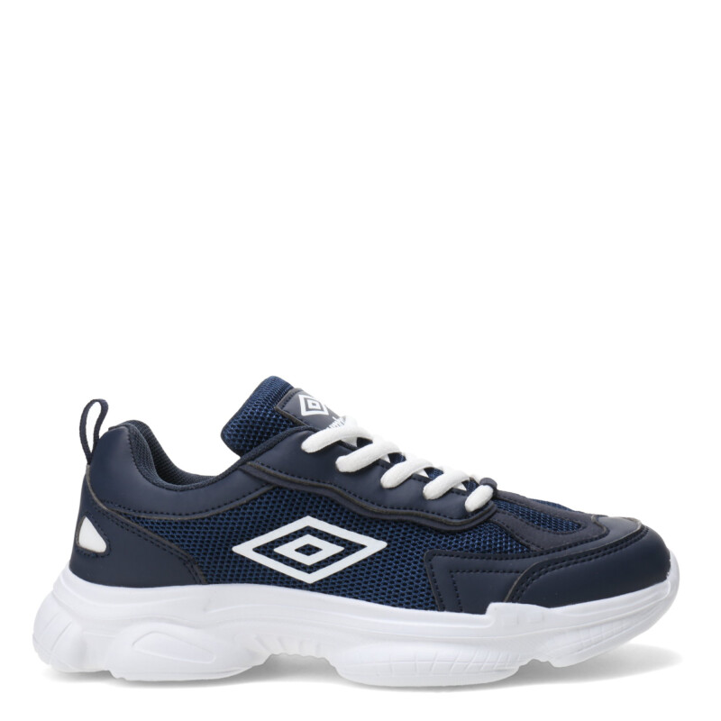 Championes Infantiles Umbro Mixer Azul Marino - Blanco