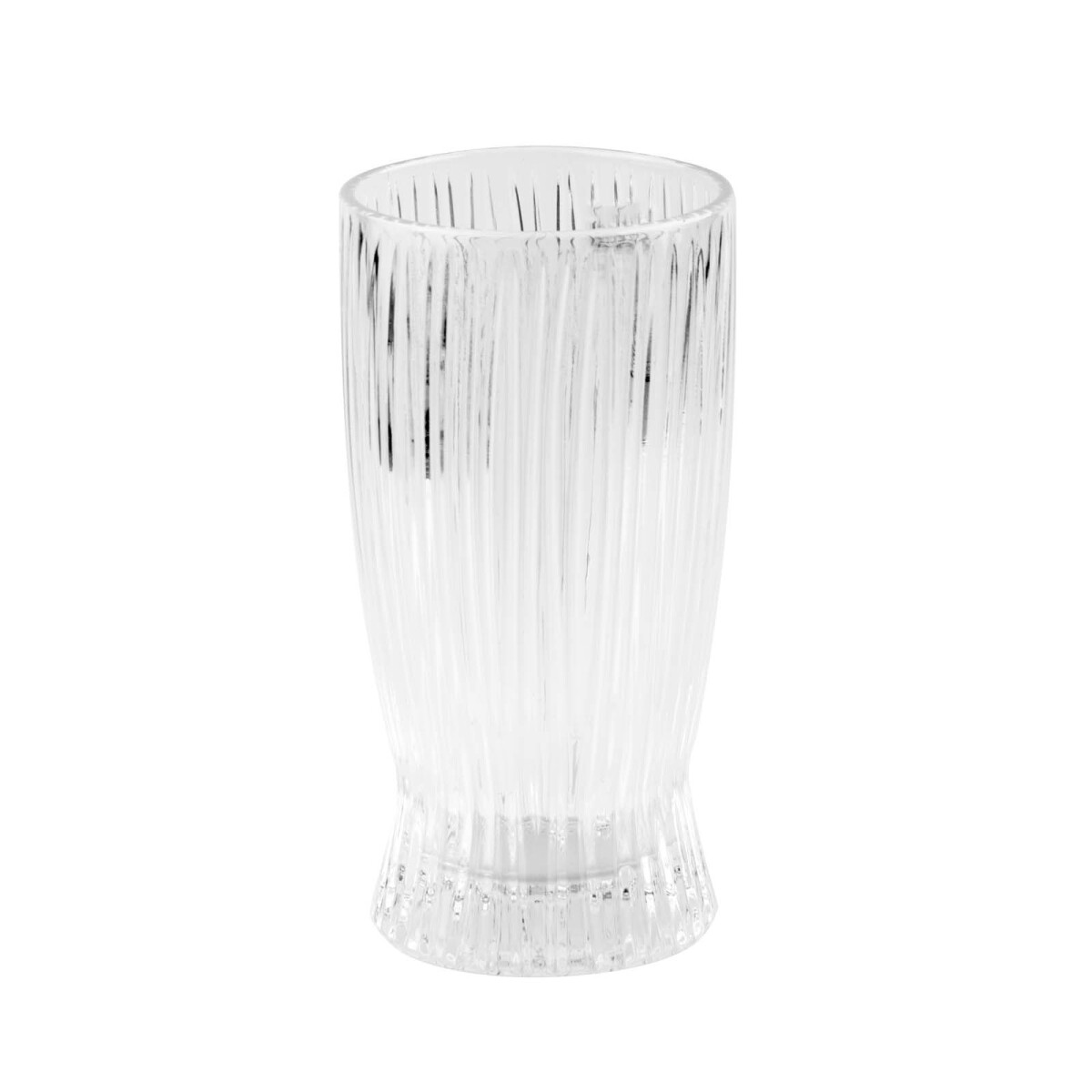 SET - 6 PCS VASO TRANSPARENTE VIDRIO 1988-174 