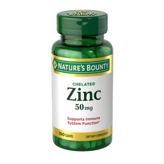 ZINC CHELATED 50 MG. NATURES BOUNTY FR. única
