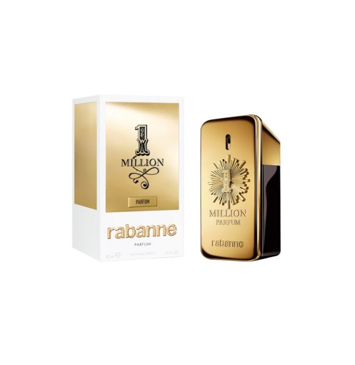 Perfume Original Paco Rabanne One Million Parfum 50 ml - Amarillo 