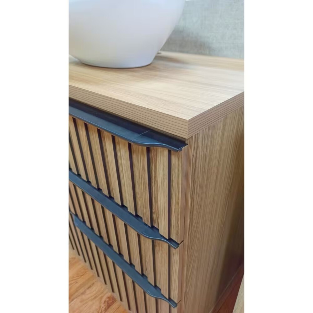 Mueble de baño de pie Cecilia Nogal 78cm sin bacha Mueble De Baño De Pie Cecilia Nogal 78cm Sin Bacha