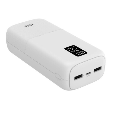 Power Bank ROCA PB30/LCD 30.000mAh Blanco Power Bank ROCA PB30/LCD 30.000mAh Blanco