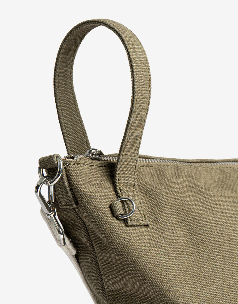 Shopper Shopper Con Estampa - Verde Militar