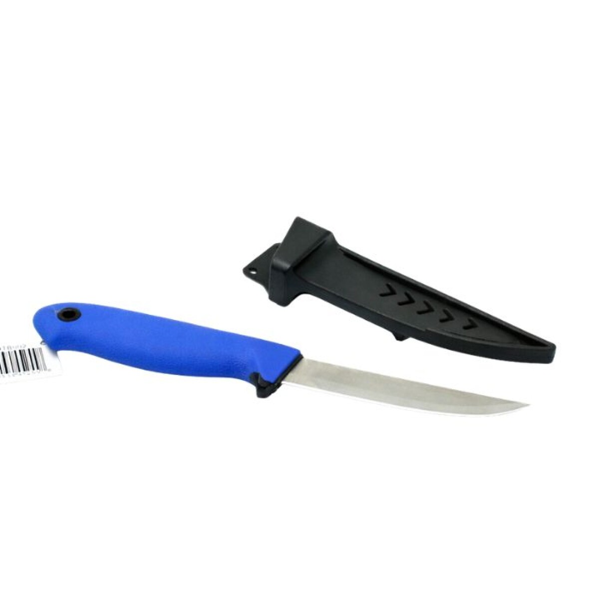 Cuchillo Para Cebo Mustad 4'' Acero Inoxidable Con Funda Pesca 