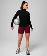 Polo Manga Larga Feather Tech+ Half-Zip Top Mujer Black