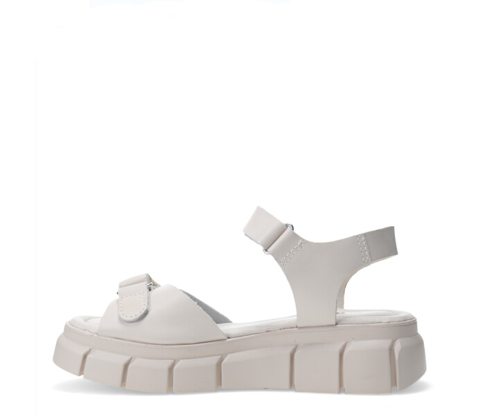 Sandalias de Mujer Bottero s dos velcros Blanco Hueso