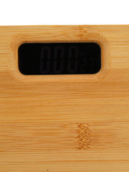 BALANZA CORPORAL DE BAMBU BEIGE