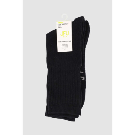 Pack x 2 medias de puño alto Negro