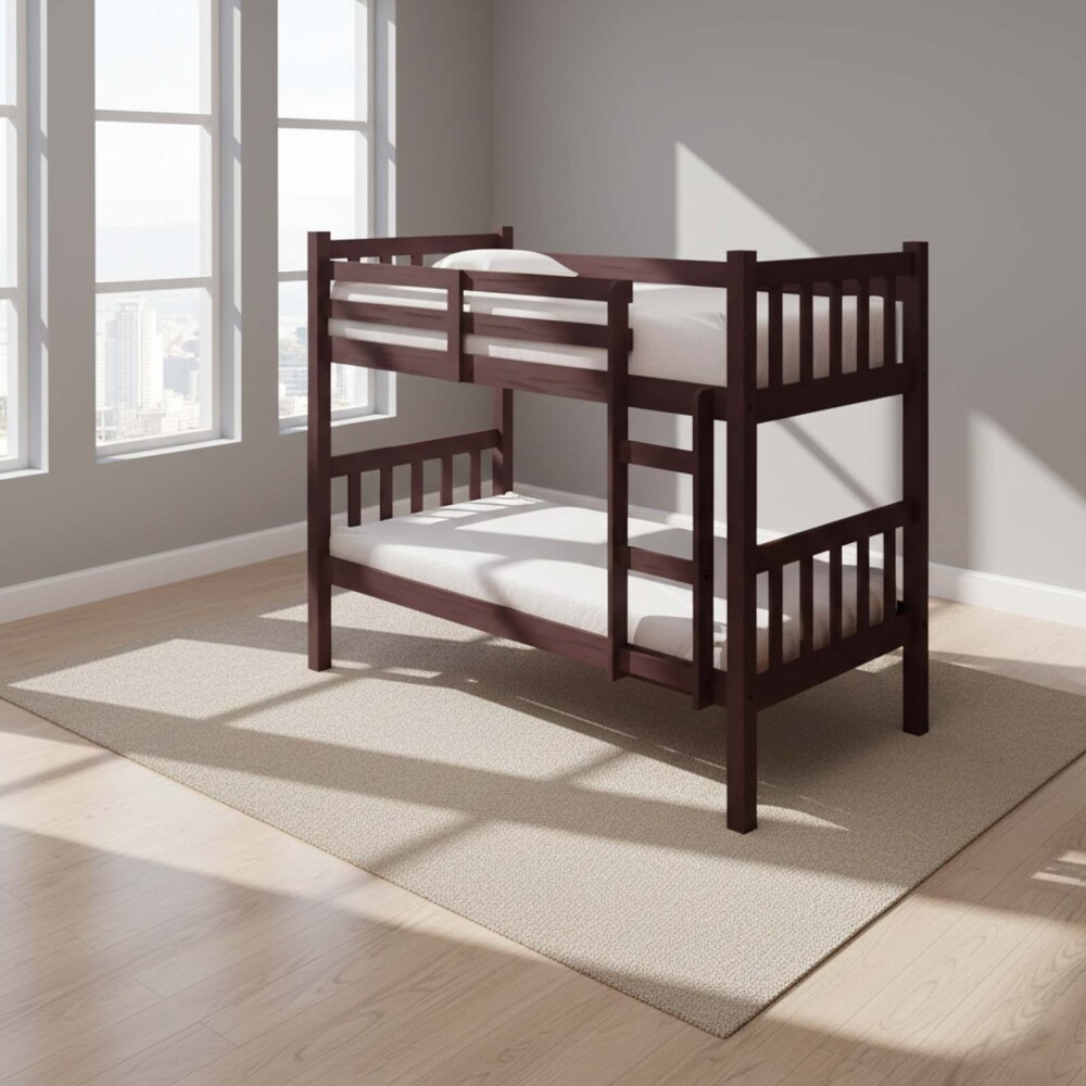 CUCHETA 1 PLAZA PINO-Y-MDF MARRON B102