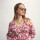 Vestido Sara Con estampa rosa