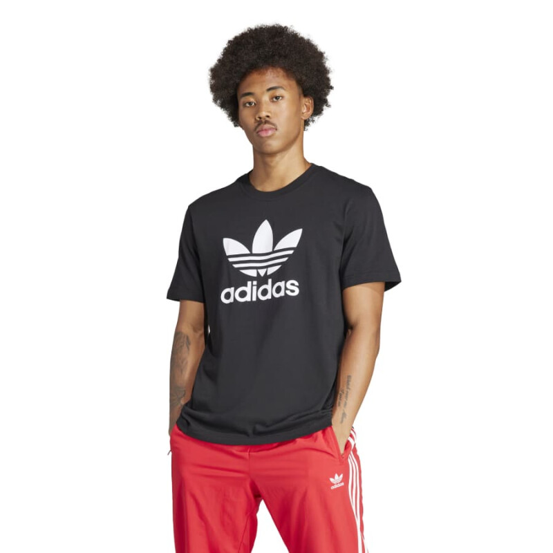 Remera Adidas Trefoil de Hombre - IU2364 Negro