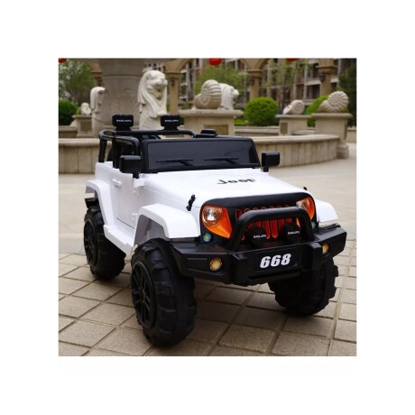 Jeep a batería para Niños Blanco