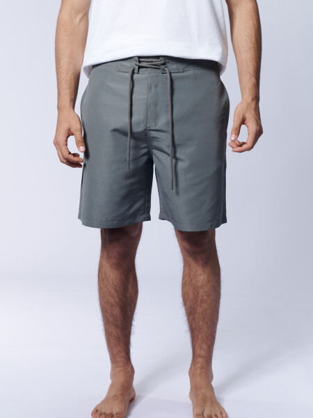 Short de baño ajustable Gris