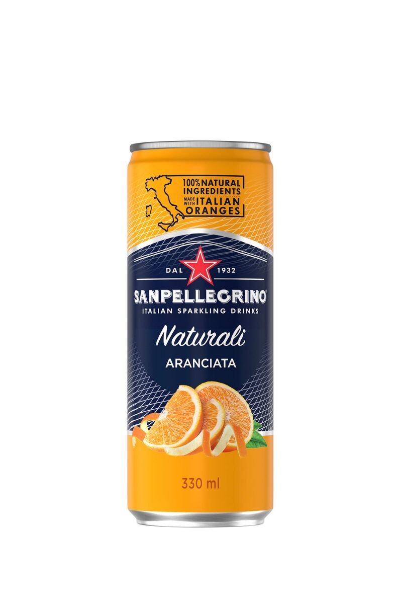 Agua Saborizada SANPELLEGRINO Aranciata LT 330ml. pack por 4 unidades Agua Saborizada SANPELLEGRINO Aranciata LT 330ml. pack por 4 unidades