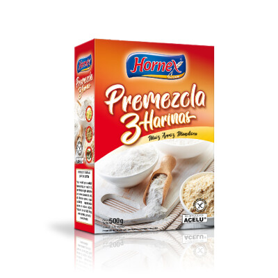 Premezcla De 3 Harinas Sin Gluten Hornex 500g Premexcla 3 Harina Hornex 500g