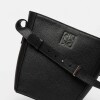 Cartera al Hombro Hana En Cuero Graneado Negro