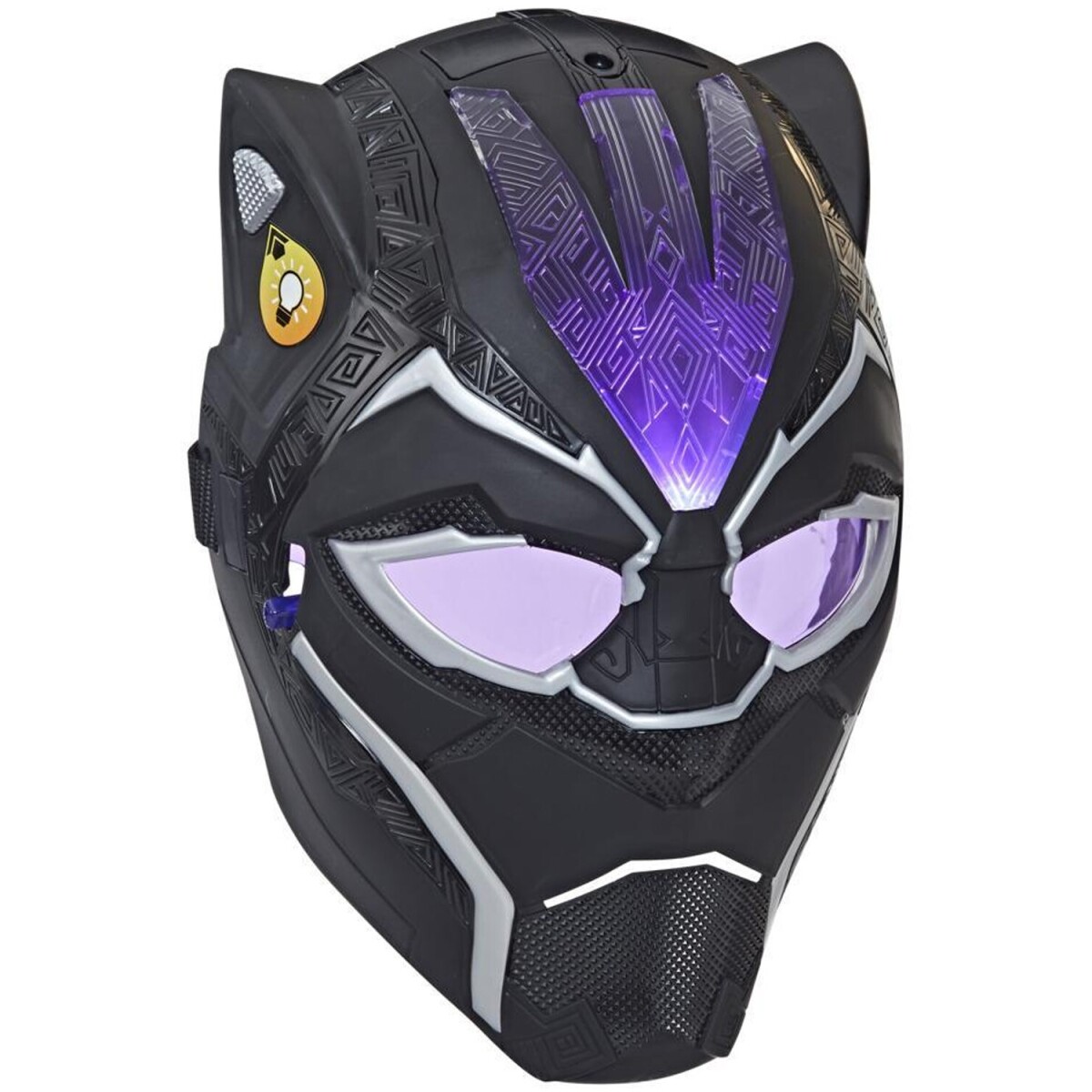 Máscara luminosa de Vibranium Black Panther Marvel Hasbro 