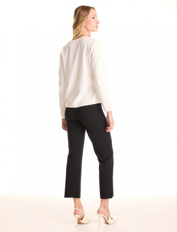 Buzo Cuello Strass CRUDO