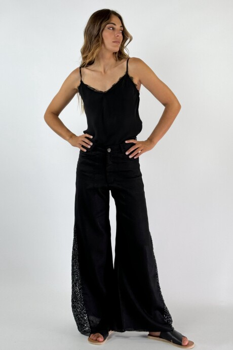 PANTALON JACINTO NEW CROCHET Negro