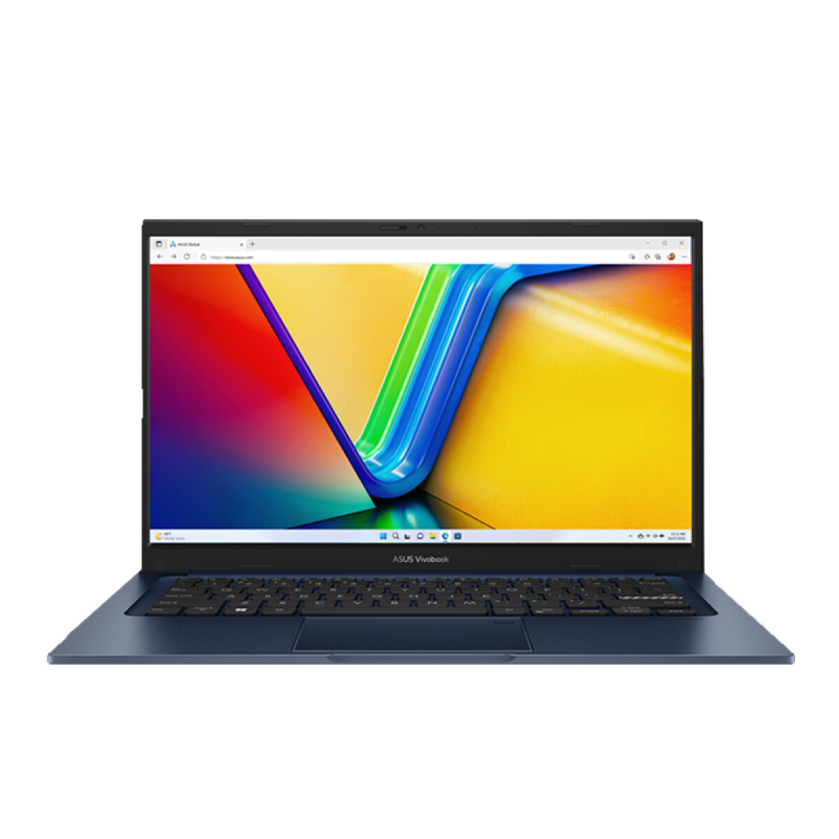 Notebook Asus VivoBook x1404v. Intel i3-13ªGEN. RAM 8GB DDR4. Disco Sólido 128GB. Pantalla 14" Full HD. Win11 