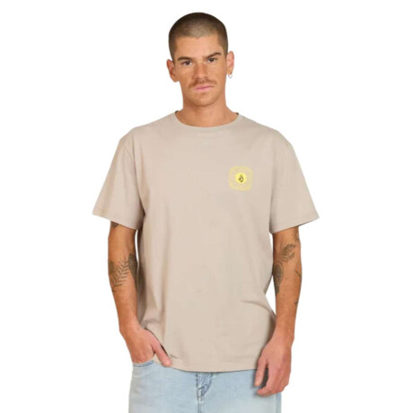 Remera Volcom Frequency Beige